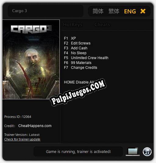 Entrenador liberado a Cargo 3 [v1.0.9]