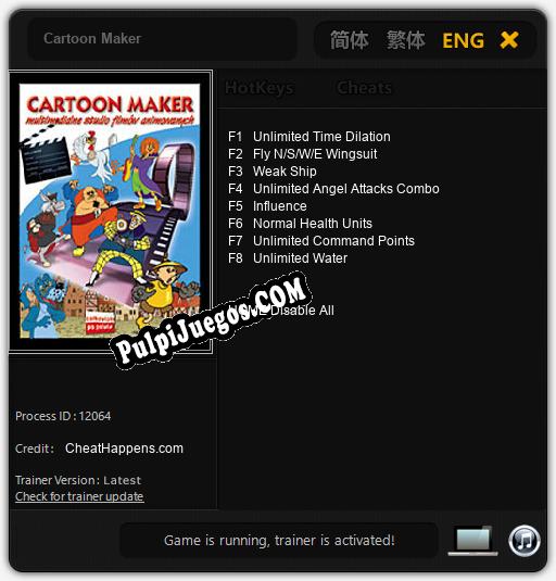 Cartoon Maker: Trainer +8 [v1.4]