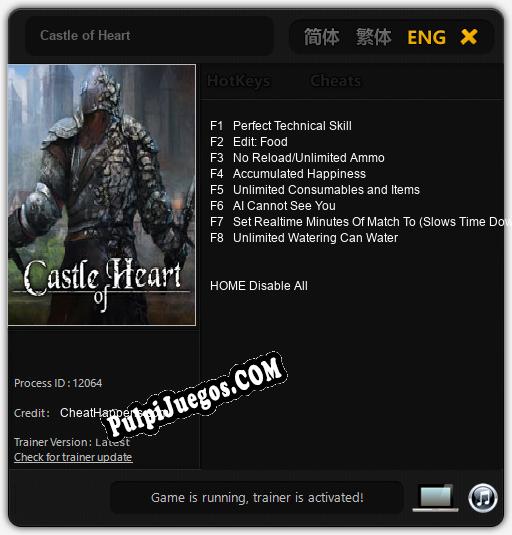 Castle of Heart: Treinador (V1.0.46)