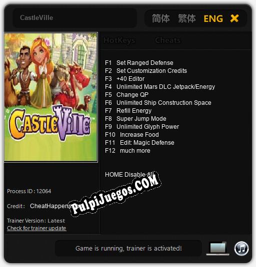 CastleVille: Cheats, Trainer +12 [CheatHappens.com]