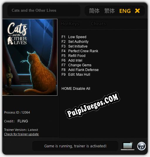 Cats and the Other Lives: Cheats, Trainer +9 [FLiNG]