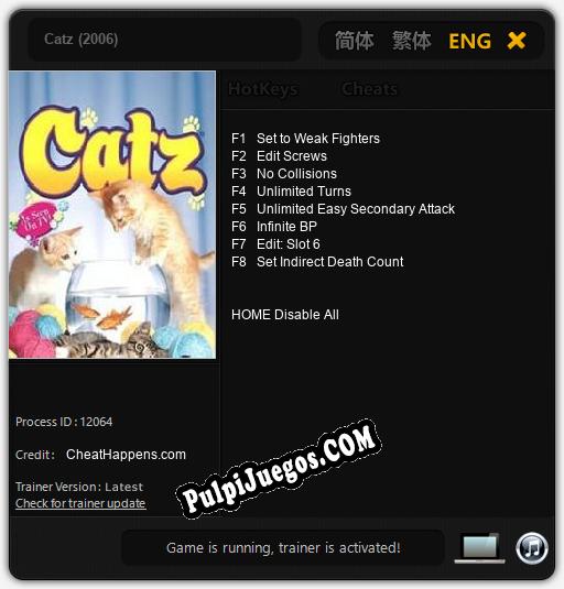 Entrenador liberado a Catz (2006) [v1.0.3]