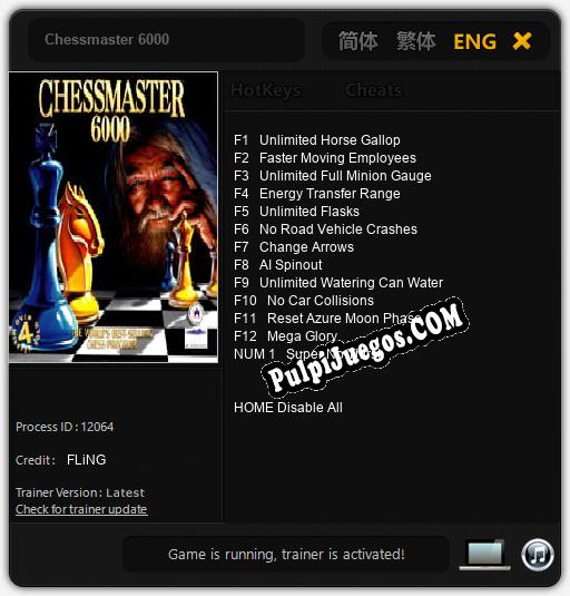 Chessmaster 6000: Cheats, Trainer +13 [FLiNG]