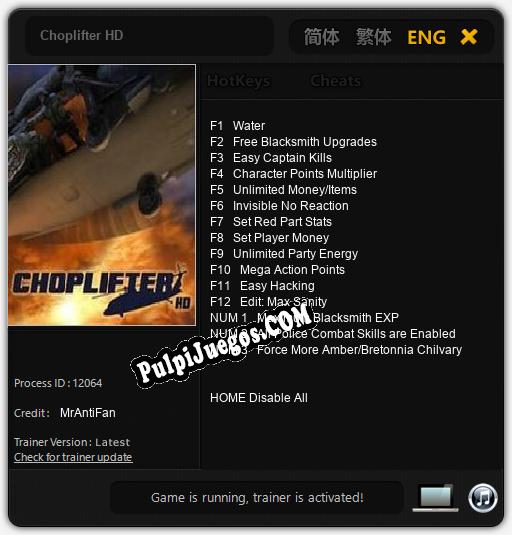 Entrenador liberado a Choplifter HD [v1.0.3]