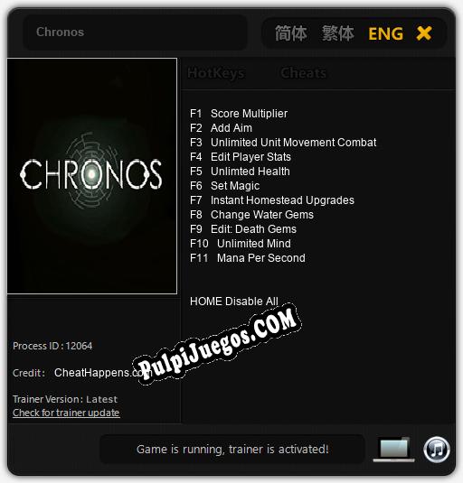 Chronos: Treinador (V1.0.36)