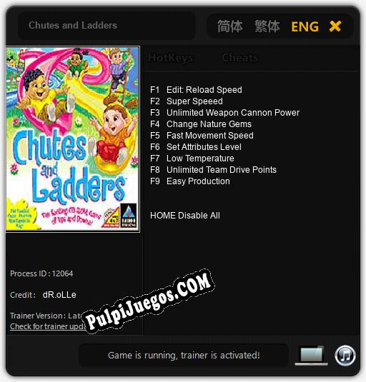 Chutes and Ladders: Cheats, Trainer +9 [dR.oLLe]