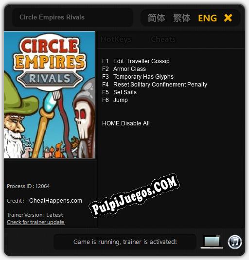 Entrenador liberado a Circle Empires Rivals [v1.0.8]