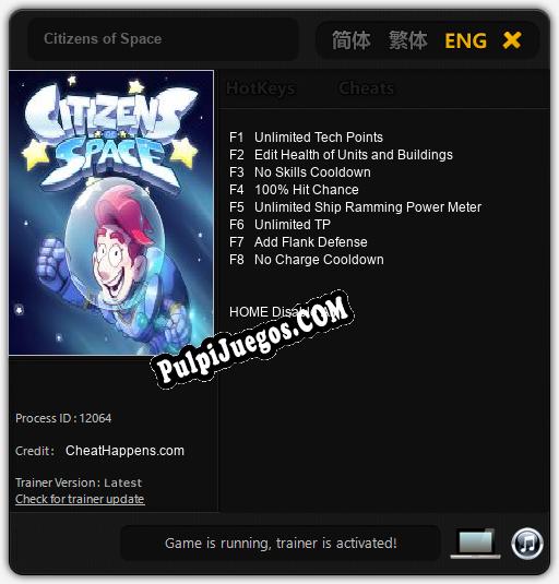 Entrenador liberado a Citizens of Space [v1.0.3]