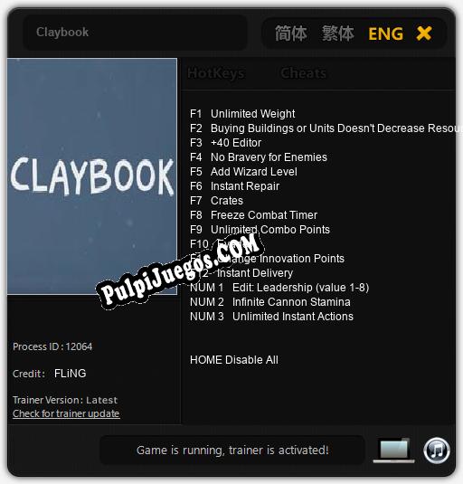 Claybook: Cheats, Trainer +15 [FLiNG]