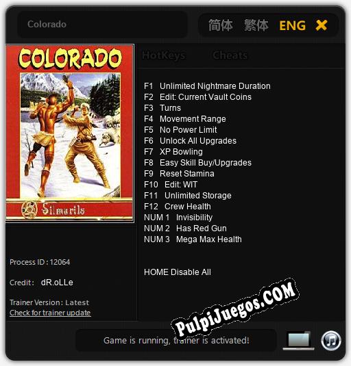 Colorado: Cheats, Trainer +15 [dR.oLLe]