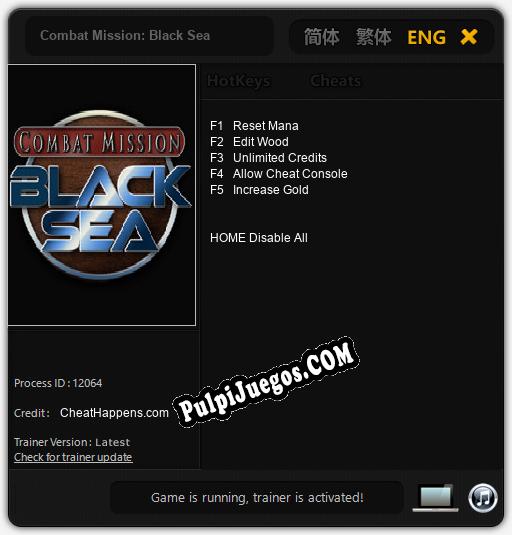 Combat Mission: Black Sea: Cheats, Trainer +5 [CheatHappens.com]