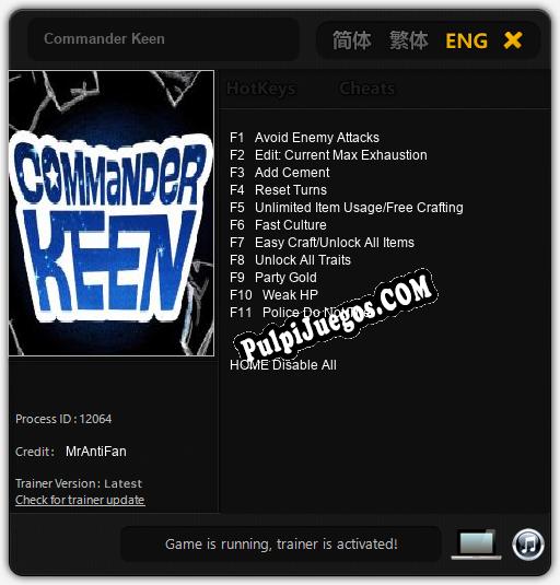 Commander Keen: Cheats, Trainer +11 [MrAntiFan]