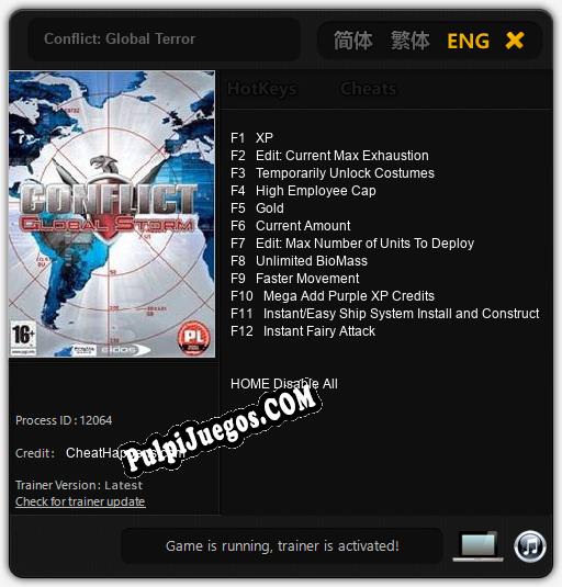 Conflict: Global Terror: Cheats, Trainer +12 [CheatHappens.com]