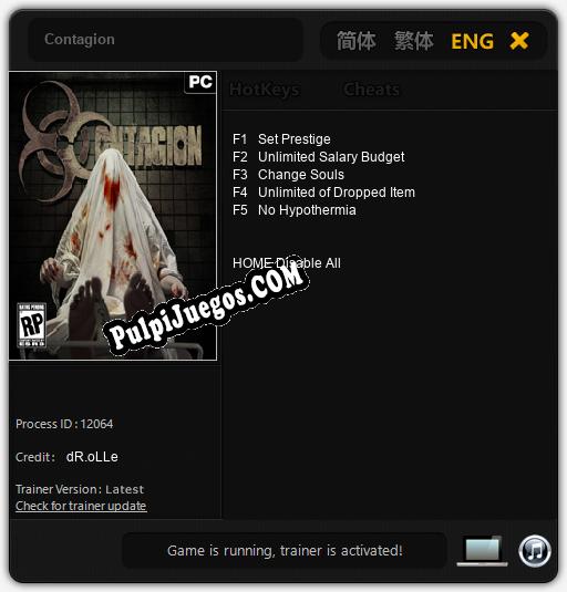 Entrenador liberado a Contagion [v1.0.7]