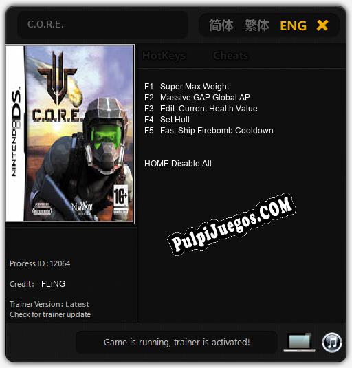 Entrenador liberado a Core [v1.0.7]