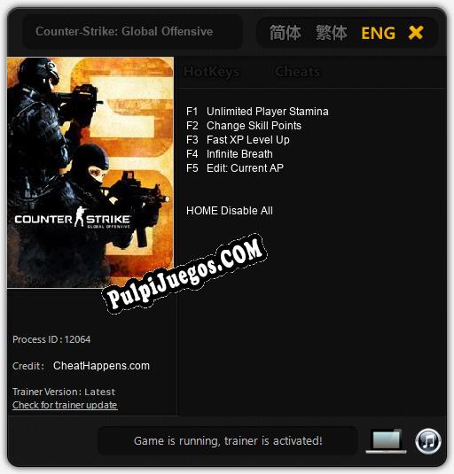 Counter-Strike: Global Offensive: Cheats, Trainer +5 [CheatHappens.com]