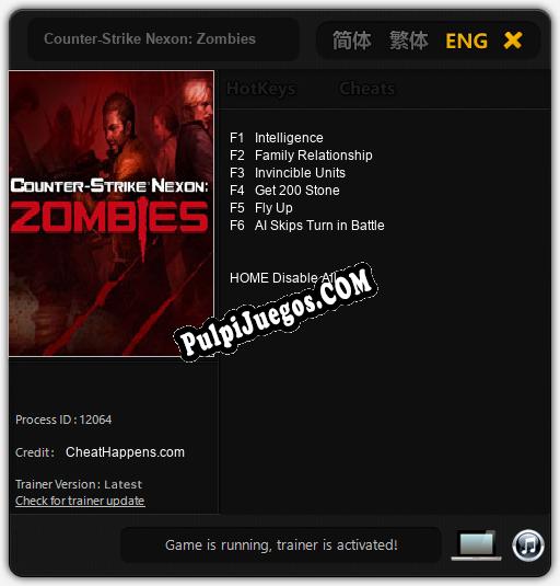 Counter-Strike Nexon: Zombies: Cheats, Trainer +6 [CheatHappens.com]