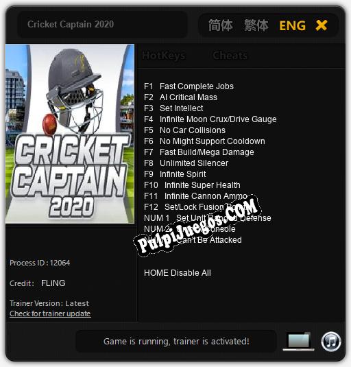 Cricket Captain 2020: Treinador (V1.0.13)