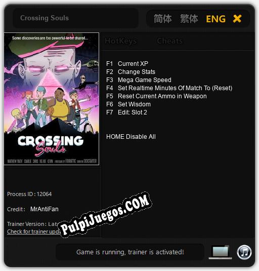 Crossing Souls: Cheats, Trainer +7 [MrAntiFan]