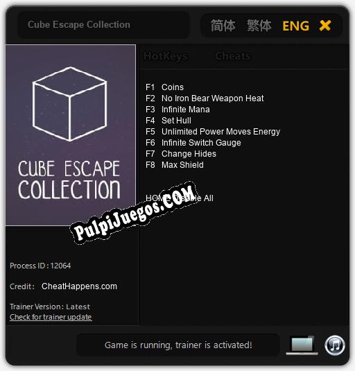 Entrenador liberado a Cube Escape Collection [v1.0.3]