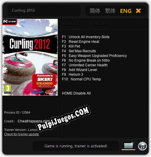 Curling 2012: Treinador (V1.0.57)