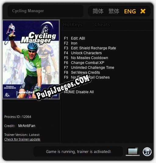 Entrenador liberado a Cycling Manager [v1.0.2]