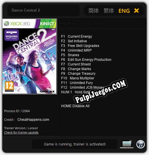 Dance Central 2: Treinador (V1.0.89)