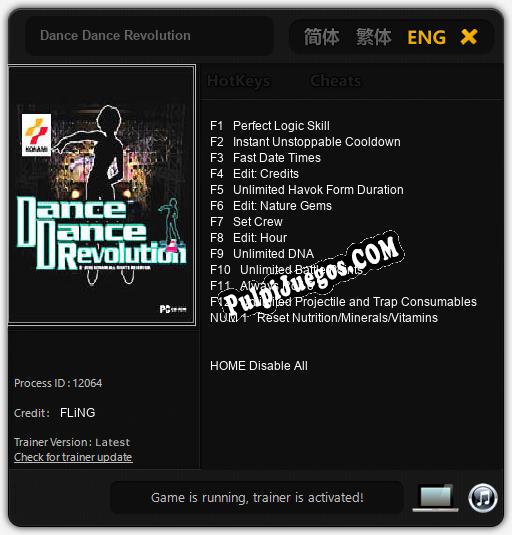 Dance Dance Revolution: Cheats, Trainer +13 [FLiNG]