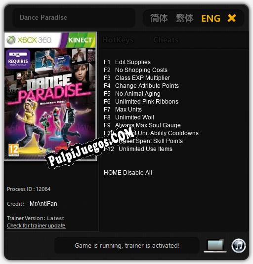 Dance Paradise: Treinador (V1.0.1)