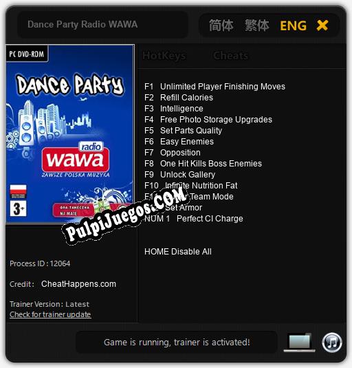 Dance Party Radio WAWA: Trainer +13 [v1.1]