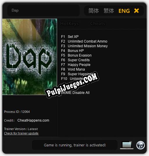 Entrenador liberado a Dap [v1.0.7]