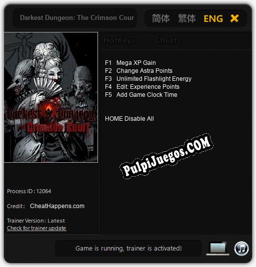 Darkest Dungeon: The Crimson Court: Cheats, Trainer +5 [CheatHappens.com]