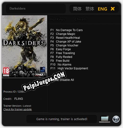 Darksiders: Cheats, Trainer +11 [FLiNG]