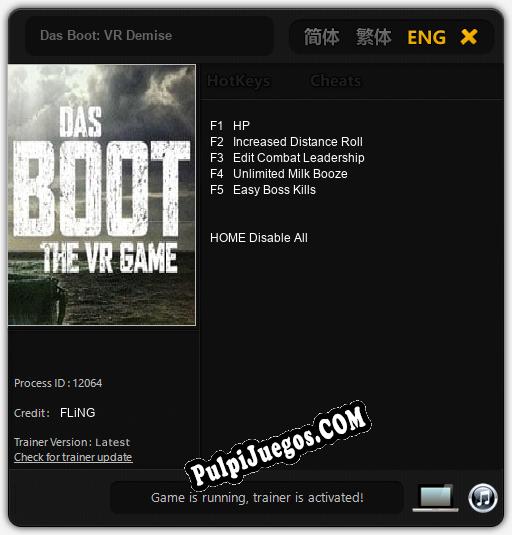 Das Boot: VR Demise: Cheats, Trainer +5 [FLiNG]