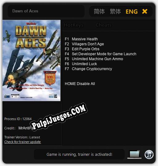 Dawn of Aces: Cheats, Trainer +7 [MrAntiFan]