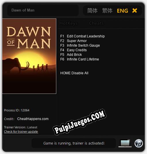 Dawn of Man: Trainer +6 [v1.9]