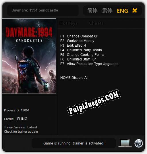 Daymare: 1994 Sandcastle: Cheats, Trainer +7 [FLiNG]