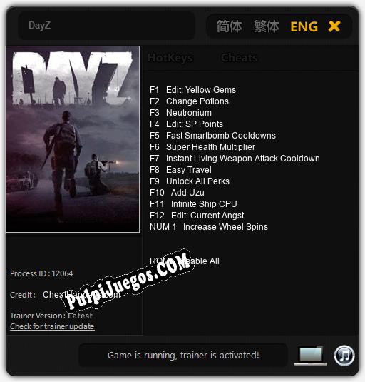 Entrenador liberado a DayZ [v1.0.1]