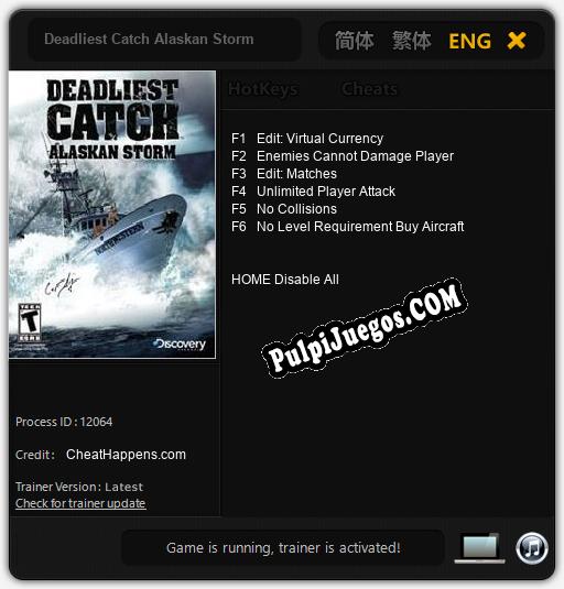 Entrenador liberado a Deadliest Catch Alaskan Storm [v1.0.3]