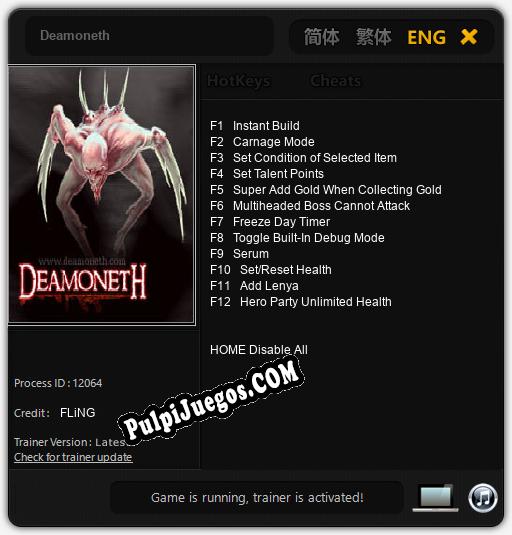 Entrenador liberado a Deamoneth [v1.0.6]