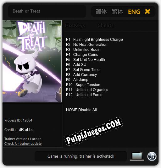 Death or Treat: Cheats, Trainer +12 [dR.oLLe]