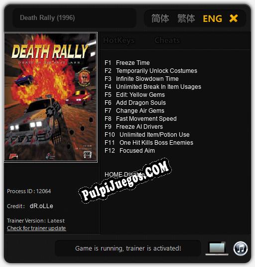 Entrenador liberado a Death Rally (1996) [v1.0.6]