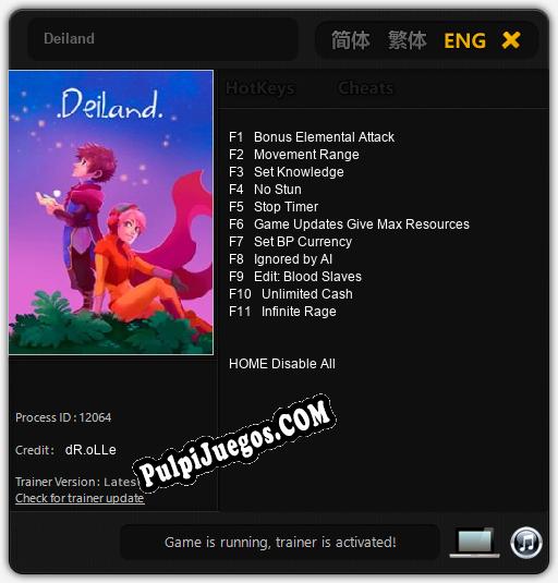 Deiland: Treinador (V1.0.63)