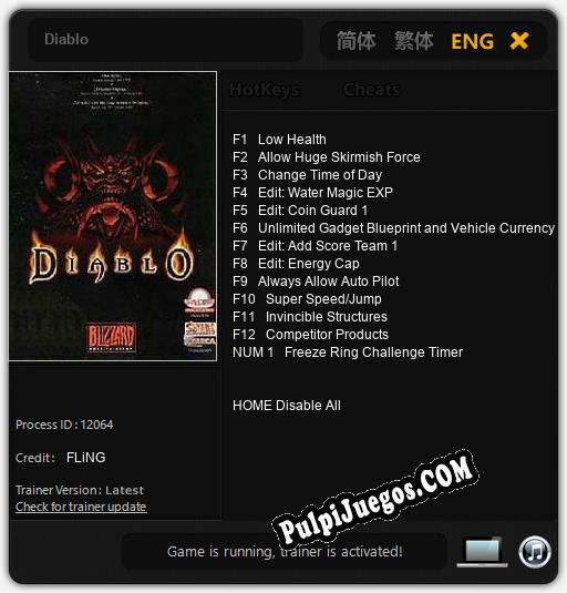 Diablo: Cheats, Trainer +13 [FLiNG]