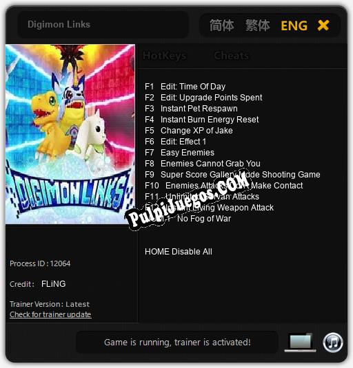 Digimon Links: Cheats, Trainer +13 [FLiNG]