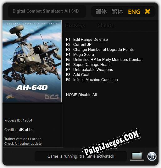 Digital Combat Simulator: AH-64D: Trainer +9 [v1.8]