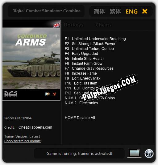 Digital Combat Simulator: Combined Arms: Cheats, Trainer +14 [CheatHappens.com]