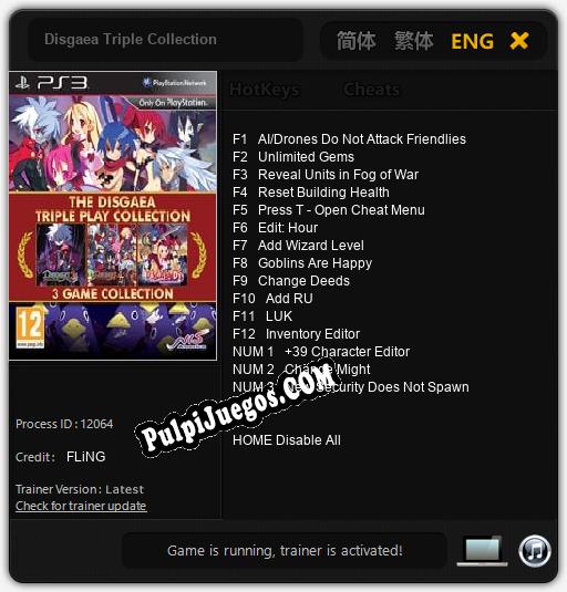 Disgaea Triple Collection: Trainer +15 [v1.9]