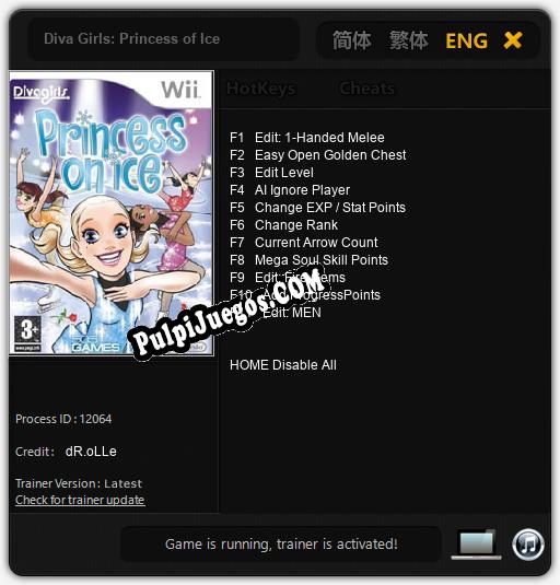 Diva Girls: Princess of Ice: Cheats, Trainer +11 [dR.oLLe]