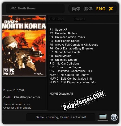 DMZ: North Korea: Trainer +15 [v1.4]